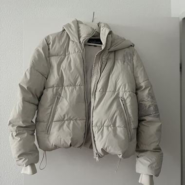 Beige winter jacket