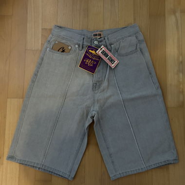 Short en denim Corteiz gris