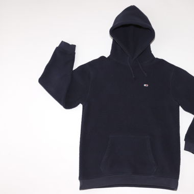 TOMMY HILFIGER cozy fleeze HOODIE blau