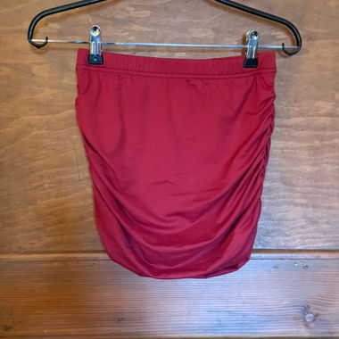 Mini jupe moulante rouge 