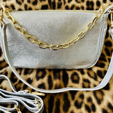 Sac bandoulière Argenté 