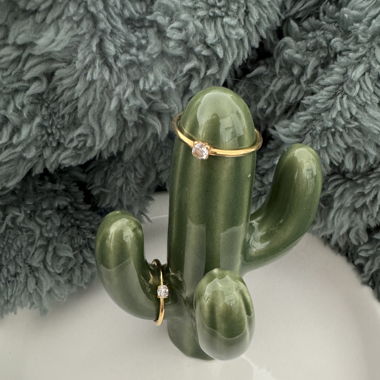 Rings waterproof gold
