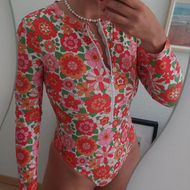 Springsuit mit Blumenmuster