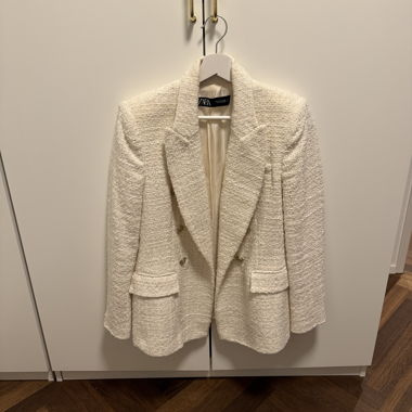 Blazer Zara color crema taglia S