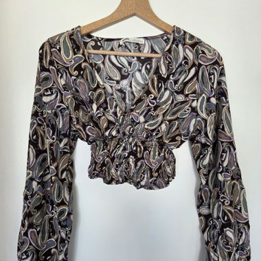 Pull&Bear Crop-Bluse