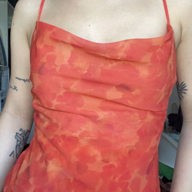 Vestito estivo rosso