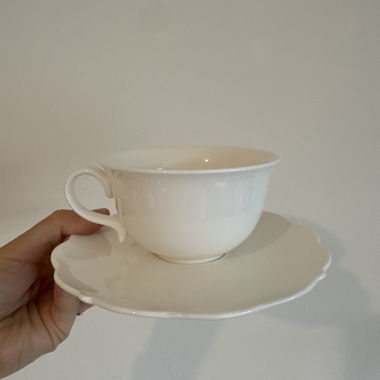 Tassen mit Untertassen - 6 er Set