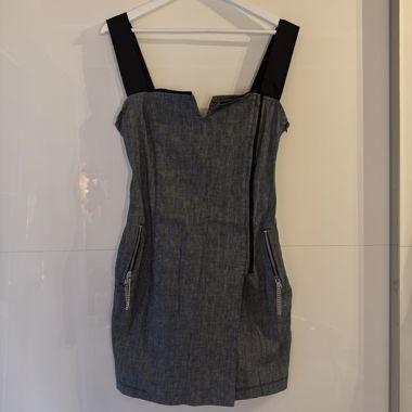 2000s Denim Overall Dress C'N'C