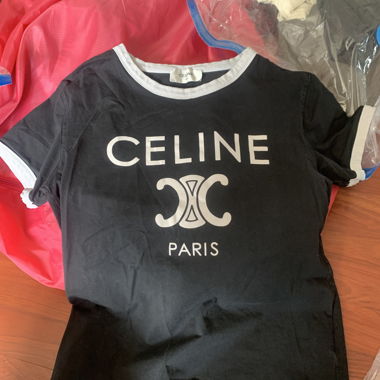 T-shirt Celine con logo