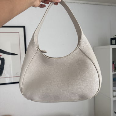 Sac bandoulière beige