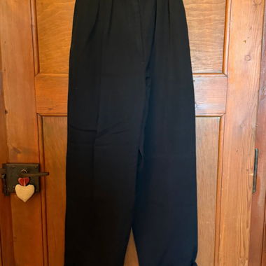 Pantalon de costume baggy taille haute 