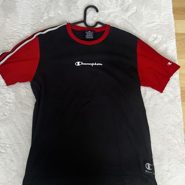 Champion T-Shirt schwarz/rot