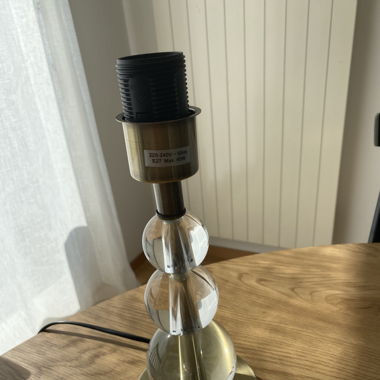 Pied de lampe avec boules