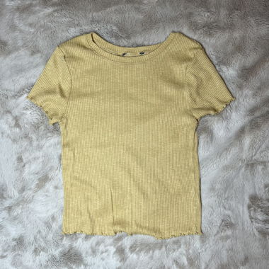 Croptop jaune taille S
