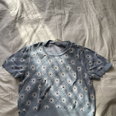 T-shirt à motif fleur
