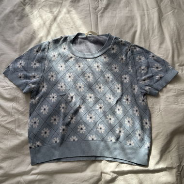 T-shirt à motif fleur