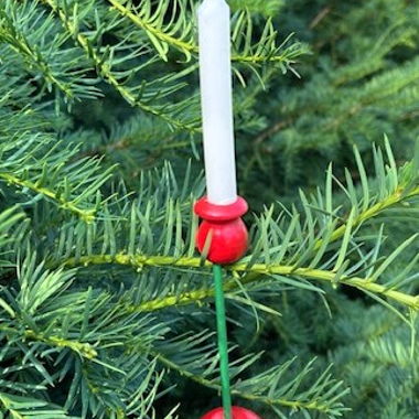 Kerzenhalter Set 6 Stück ANTIK Apfel Holz