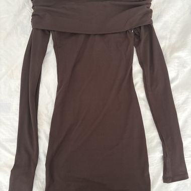 Abito lungo H&M con scollo a portafoglio
