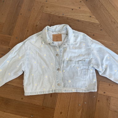 Giacca in denim ricamata