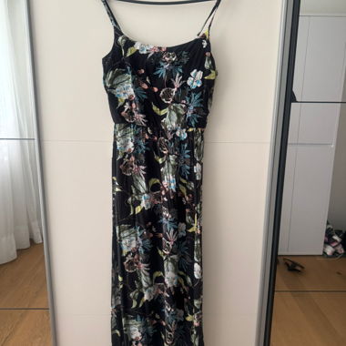 Only summer dress - blue with pattern