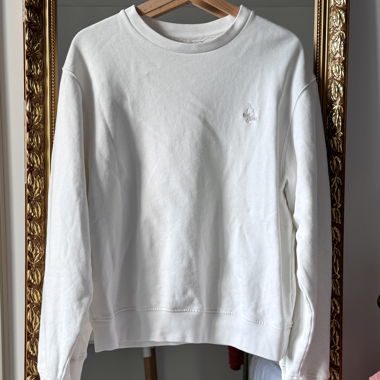 Djerf Avenue Staple Sweatshirt Weiss