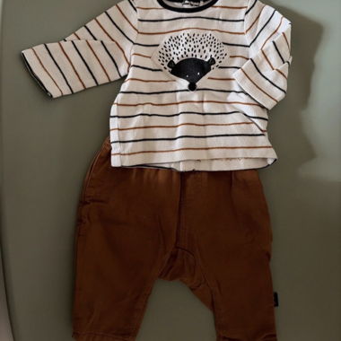 Ensemble enfant hérisson