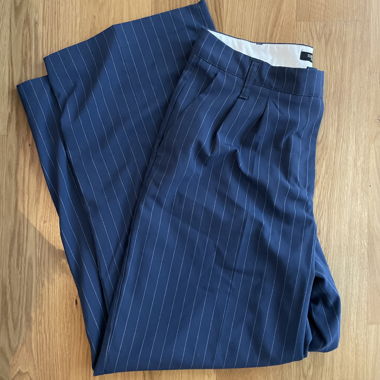 stripped flare pants