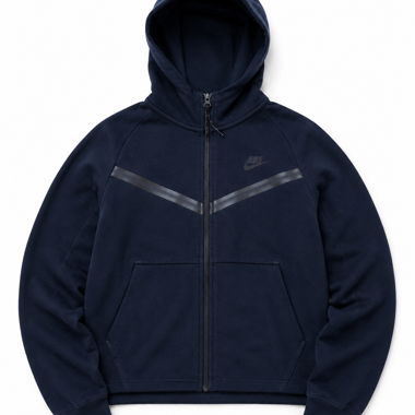 Nike Tech hoodie crop top zippé noir
