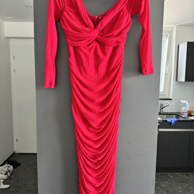 Red Bardot Dress