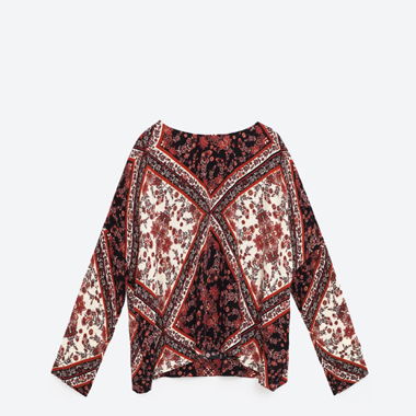 zara shirt hemd retro vintage M