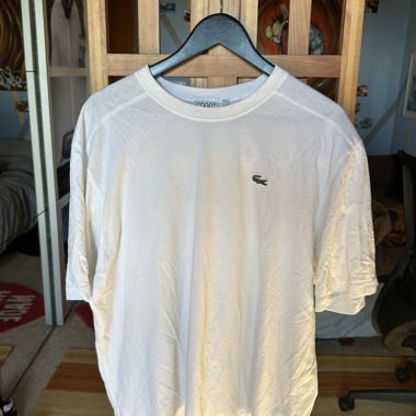 T-shirt Lacoste Sport bianca