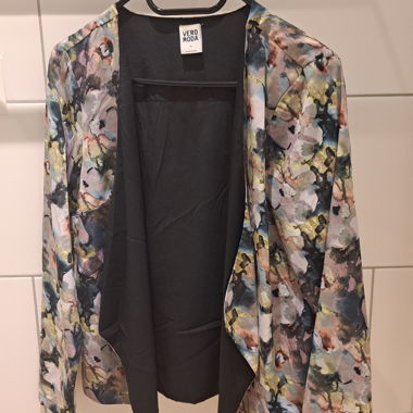 mehrfarbiger Blazer mittellang