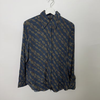 Chemise à manches longues imprimée