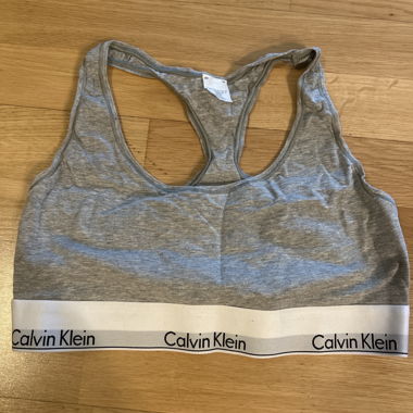 Calvin Klein Sports Bra Grey