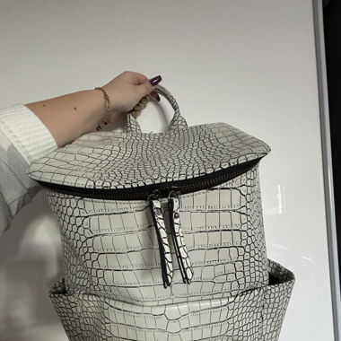 Sac à dos blanc 