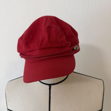 Rote Vintage-Kappe 