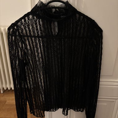 Sheer black shirt