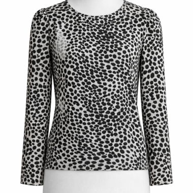 Leopardmuster-Oberteil 