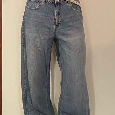 Jeans à jambe large