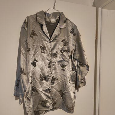 Top pigiama in satin vintage Y2K