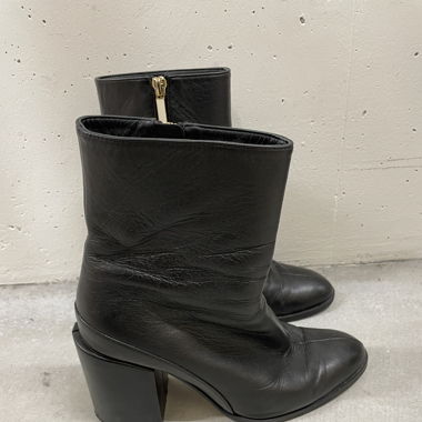 Hand made leather boots