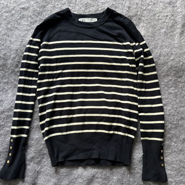 Pull en maille Zara à rayures