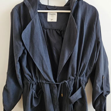 Giacca con cappuccio Chicorée blu scuro/grigio Taglia S