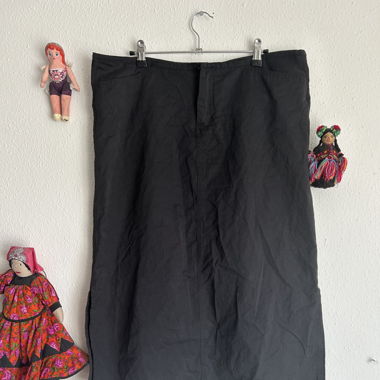 Vintage low waist cargo skirt