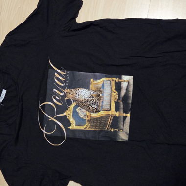 T-shirt Pieces nero Royal Leopard M