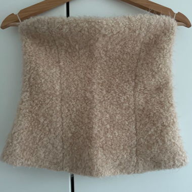Teddy Fur Bandeau Top