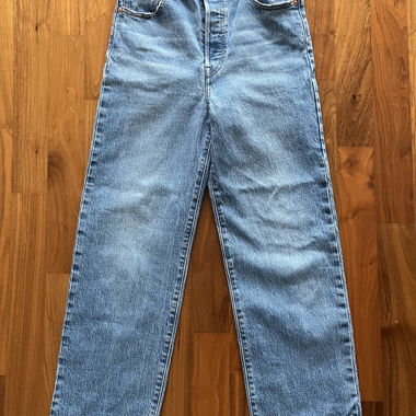 Straight Leg Jeans Gr. 26