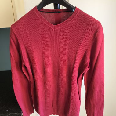 Maglione S. Oliver rosso scuro con seta