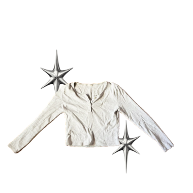 button up basic grey brandy melville long sleeve 