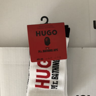 HUGO X BAPE SOCKS